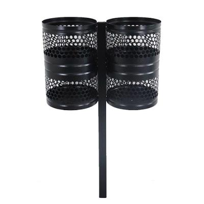 Lixeira Grécia Dupla De Parques Calçada Rua Tela Moeda 120cm