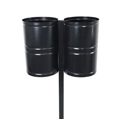 Lixeira Suécia Dupla De Parques Calçada Rua Fechada 120cm