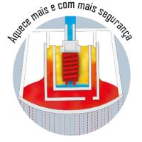 Ducha Doccia 5500W Branco Com Gravação Em Dourado Dicompel 220V - 4