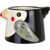 Cachepô Vaso Decorativo Home&co Cerâmica 7x9x10cm Cinza - 1