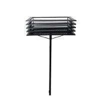 Lixeira Suíça Pátios E Parques Calçada Rua Tela Moeda 142cm - 1