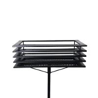 Lixeira Suíça Pátios E Parques Calçada Rua Tela Moeda 142cm - 2