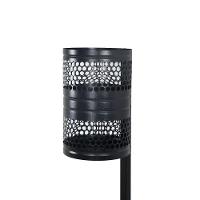 Lixeira Grécia Pátios E Parques Calçada Rua Tela Moeda 120cm - 3