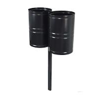 Lixeira Suécia Dupla De Parques Calçada Rua Fechada 120cm - 3