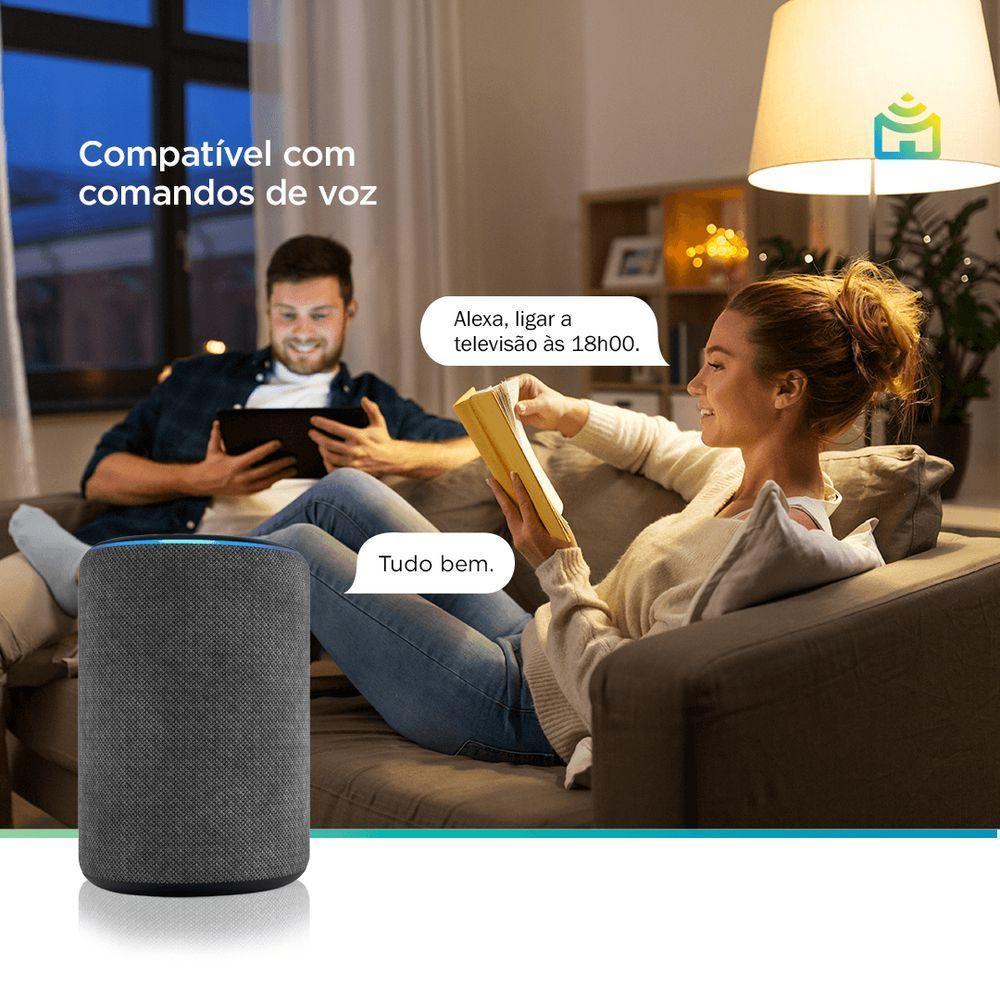 Smart Controle Universal Wi-fi Positivo Casa Inteligente - Cobertura 360° - Alcance 8m - Alimentação Micro Usb - 5