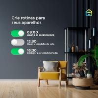 Smart Controle Universal Wi-fi Positivo Casa Inteligente - Cobertura 360° - Alcance 8m - Alimentação Micro Usb