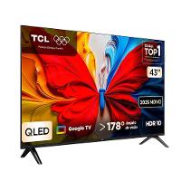 TV TCL 43 Polegadas 43S5K QLED Smart Full HD Google Tv Preto Bivolt - 2