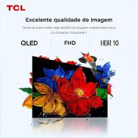 TV TCL 43 Polegadas 43S5K QLED Smart Full HD Google Tv Preto Bivolt - 3