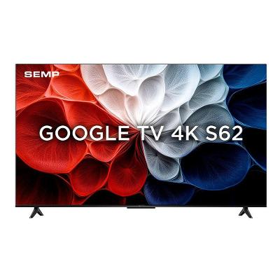 TV Semp 55 Polegadas 55S62 Smart UHD 4K Google TV Preto Bivolt