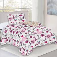 Kit Cobre Leito Solteiro Infantil Fun Fashion - 1