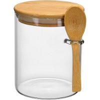 Pote Mantimentos Home&co Tampa Colher E Tampa De Bambu 750ml - 1