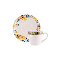 Jogo De Jantar 40 Peças Etnico Porcelana Real By Schmidt