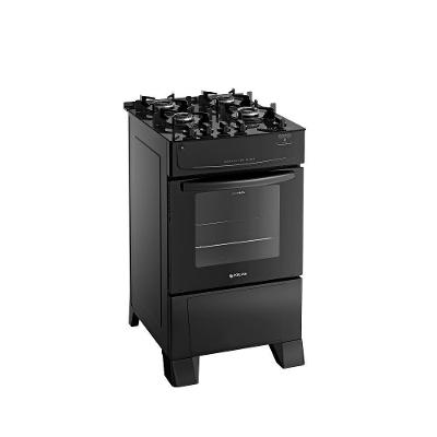 Fogão 4 Bocas Mônaco Top Glass Atlas Eletrodomésticos Bivolt