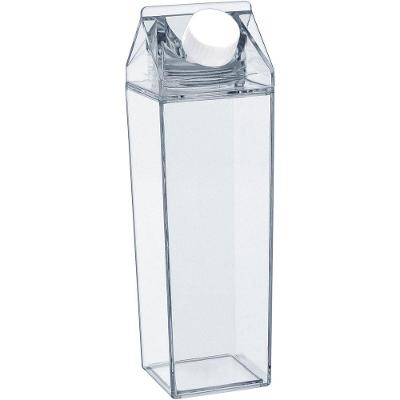 Garrafa Caixa De Leite Home&co Acrilico 500ml 20x5x5cm