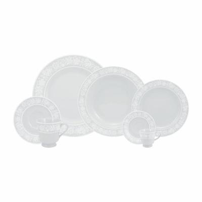 Jogo De Jantar 84 Peças Chá Café Noiva Porcelana Schmidt