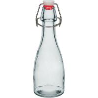 Garrafa água Hermética Vidro 250ml 21x7x7cm Transparente - 1