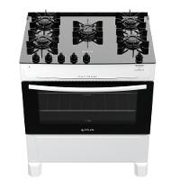 Fogão Atlas 5 Bocas Branco Mônaco TopGlass Automático Bivolt - 1