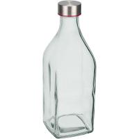 Garrafa De Vidro Com Tampa Home&co 1 Litro Para Suco E água - 1