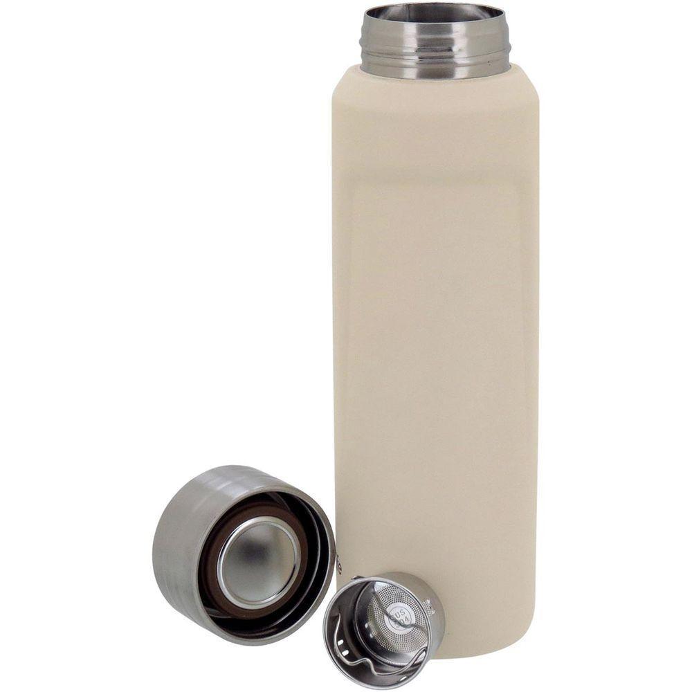 Just Life Garrafa Térmica 23X7X7Cm 500Ml Inox Branco Parede Dupla - 2