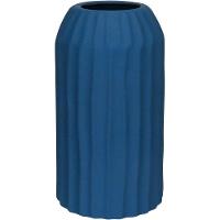 Vaso Decorativo Enfeite Redondo Home&co Cerâmica 22x12 Azul - 1