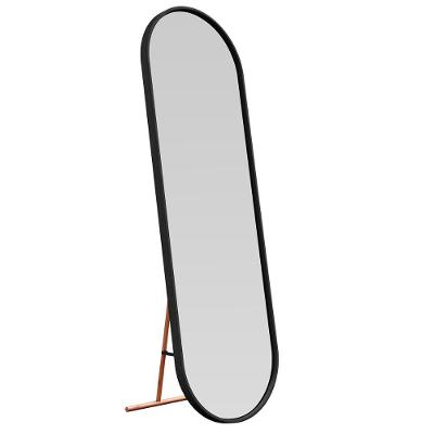 Toucador Alamanda Quarto Com Espelho E Pés Metálico Preto-bronze