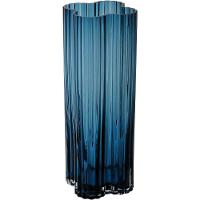 Vaso Decorativo Enfeite Casa Planta Home&co Vidro 30x10 Azul - 1