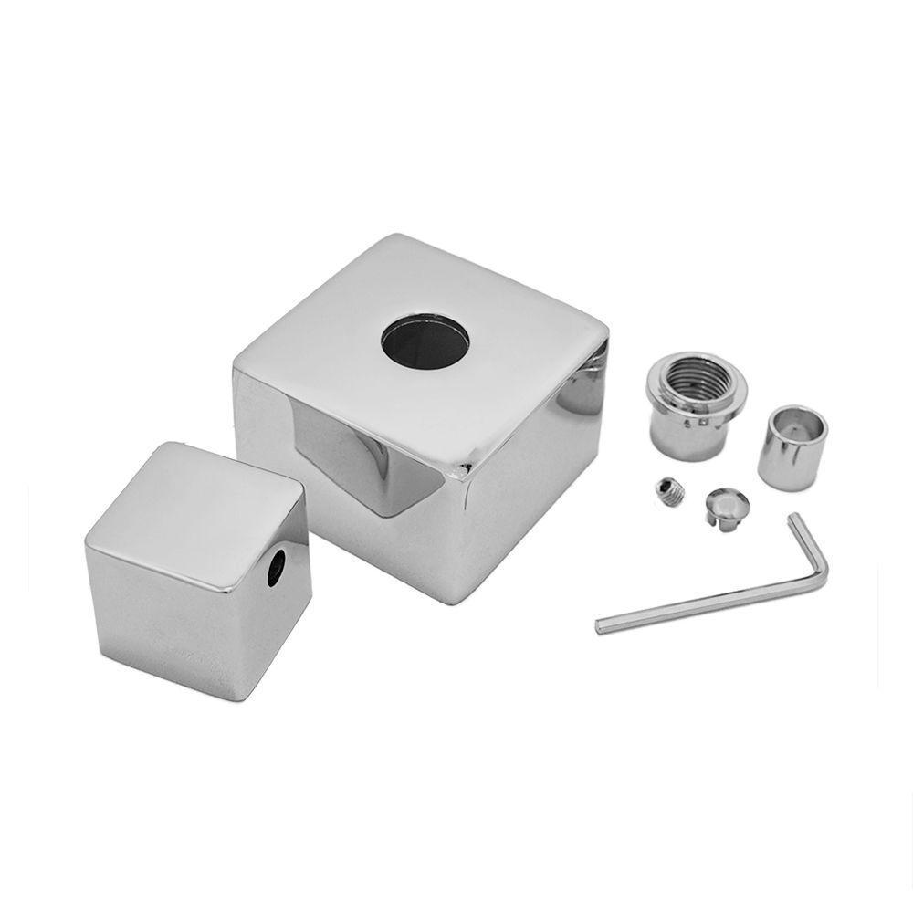 Acabamento De Registro Pressão Ou Gaveta Quadrado Cromado Padrão Deca C88 Luxo - 4