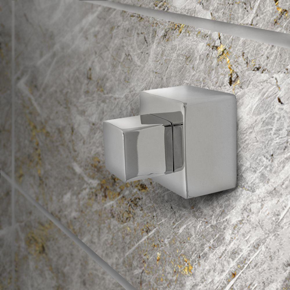 Acabamento De Registro Pressão Ou Gaveta Quadrado Cromado Padrão Deca C88 Luxo - 6