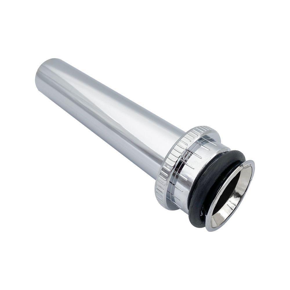 Tubo De Ligação Ajustável 25cm Vaso Sanitário Cromado Abs - 1