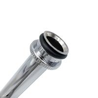 Tubo De Ligação Ajustável 25cm Vaso Sanitário Cromado Abs - 3