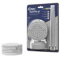 Kit Chuveiro Enerbanho 4t + Braço 6800w-220V Branco Enerbras - 2