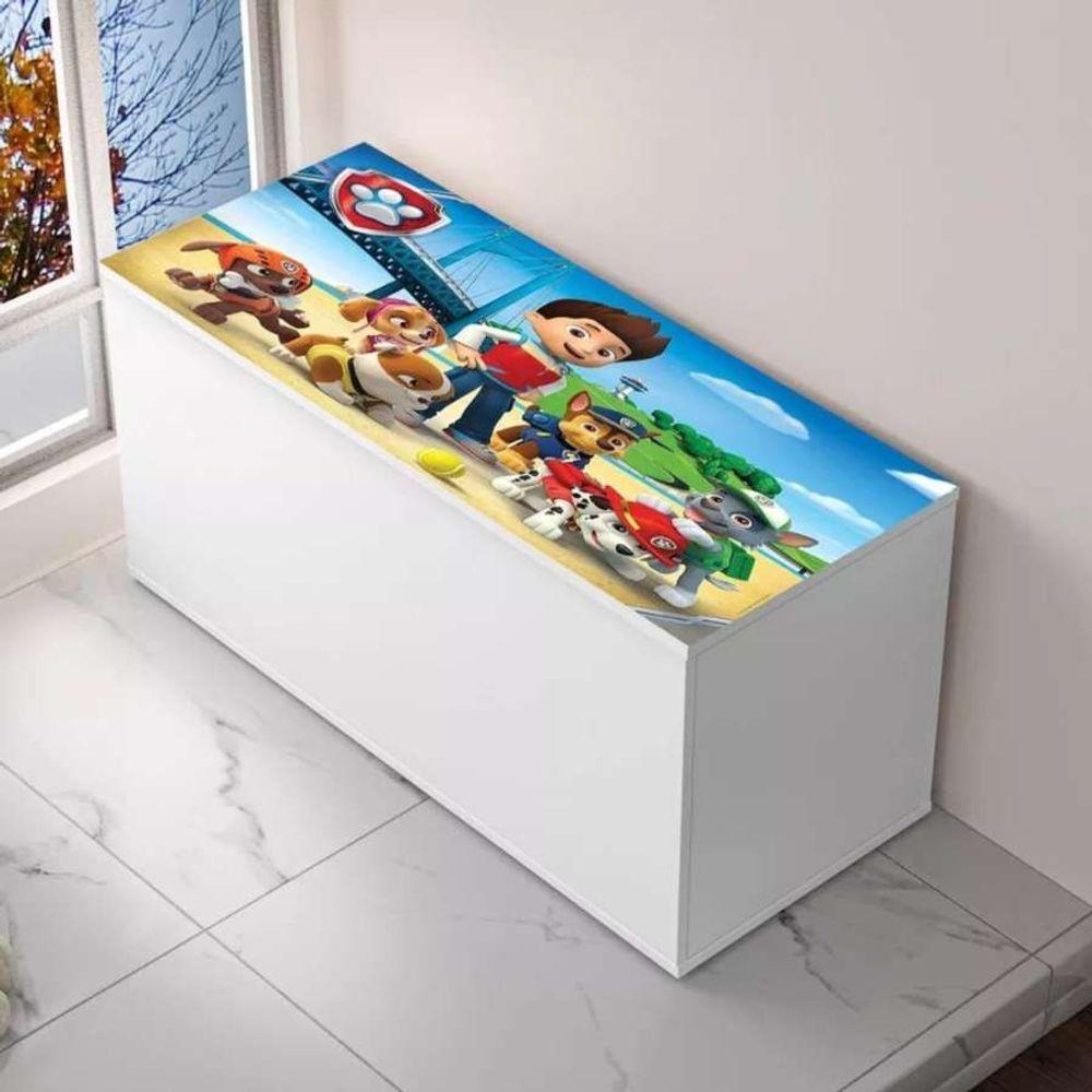 Baú Adesivado Infantil Personagens Patrulha Canina - 1