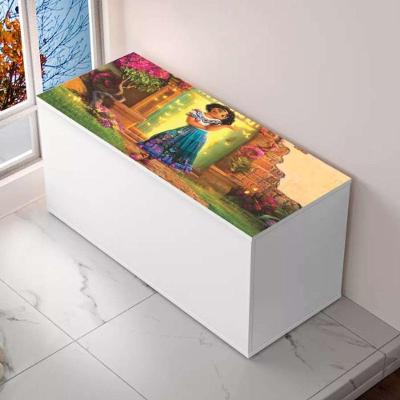 Baú Adesivado Infantil Personagens Maribel