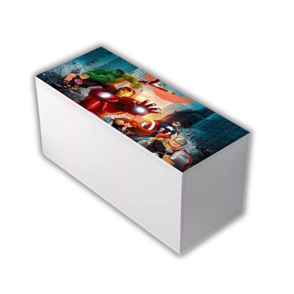 Baú Adesivado Infantil Personagens Heróis/feras - 2