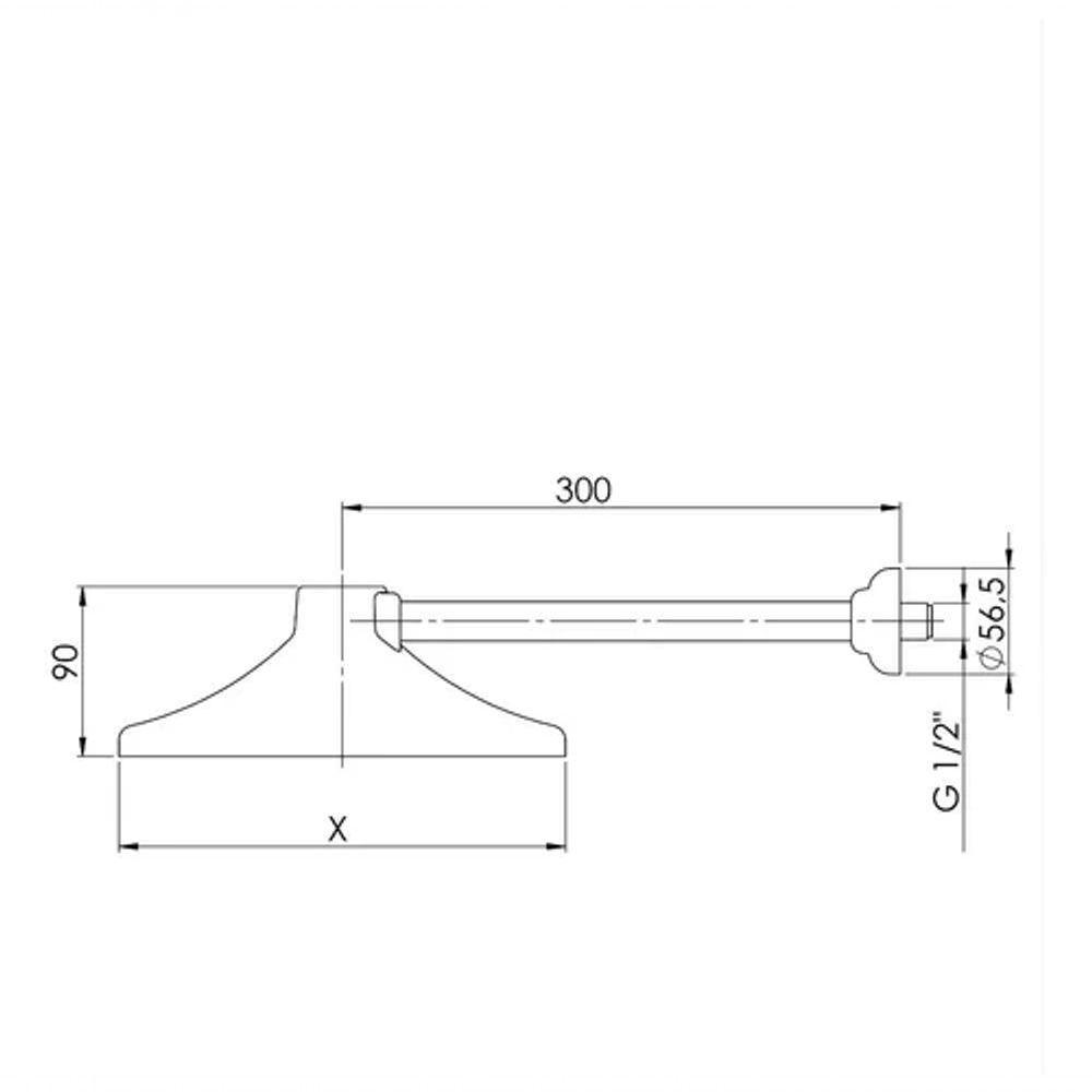 Chuveiro Ducha Frio Piscina Jardim 6 Polegadas Cromado Abs - 3