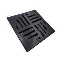 Ralo Grelha Anti-inseto Automático Inteligente Quadrado 10x10cm Banheiro Lavatório Preto Abs - 1