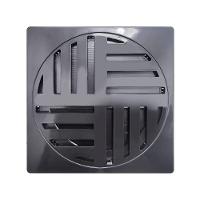 Ralo Grelha Anti-inseto Automático Inteligente Quadrado 10x10cm Banheiro Lavatório Preto Abs - 6