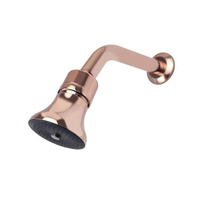 Chuveiro Ducha Safira Articulável Rosé Gold Brilhante Luxo Aquecimento Solar Ou Gás Ou área Externa