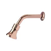 Chuveiro Ducha Safira Articulável Rosé Gold Brilhante Luxo Aquecimento Solar Ou Gás Ou área Externa - 2