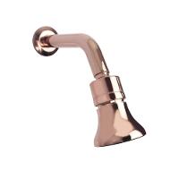 Chuveiro Ducha Safira Articulável Rosé Gold Brilhante Luxo Aquecimento Solar Ou Gás Ou área Externa - 3