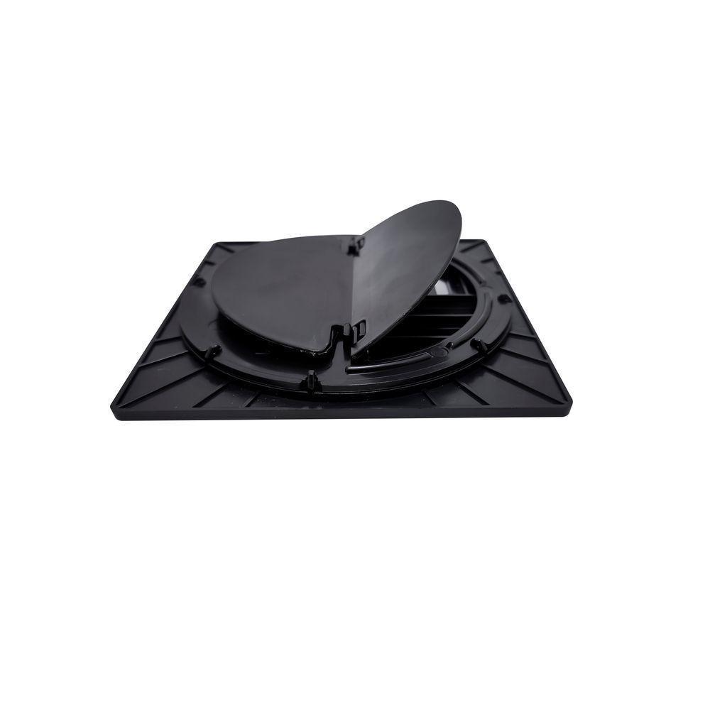 Ralo Grelha Anti-inseto Automático Inteligente Quadrado 15x15cm Banheiro Lavatório Preto Abs - 5