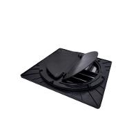 Ralo Grelha Anti-inseto Automático Inteligente Quadrado 15x15cm Banheiro Lavatório Preto Abs