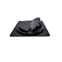 Ralo Grelha Anti-inseto Automático Inteligente Quadrado 15x15cm Banheiro Lavatório Preto Abs - 5