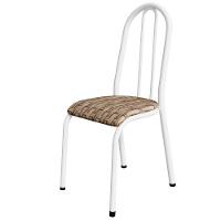 Cadeira Tubular America 056 Branco Assento Rattan Artef - 1