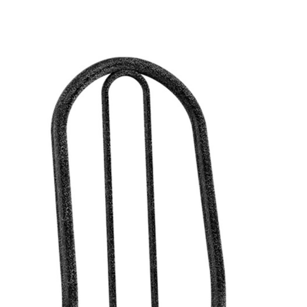 Cadeira Tubular America 050 Cromo Preto Assento Pará Artef Pará - 4