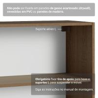 Buffet Aparador Com Adega 100cm 2 Portas Vik Madesa 16 Rustic-azul - 8