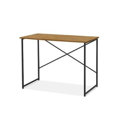 Aparador Steel 90 Cm Estilo Industrial Com Pés Em Aço Preto-naturale