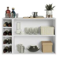 Buffet Aparador Com Adega 100cm 2 Portas Vik Madesa 16 Branco-cinza - 5