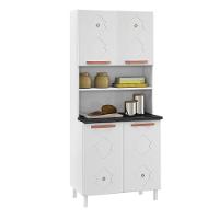 Armário Paneleiro Duplo De Aço Telasul Mirage 4 Portas Branco - 2