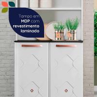 Armário Paneleiro Duplo De Aço Telasul Mirage 4 Portas Branco - 7